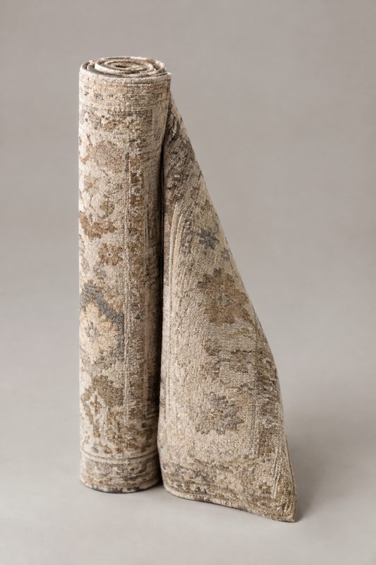 Hand-Knotted Wool Rug